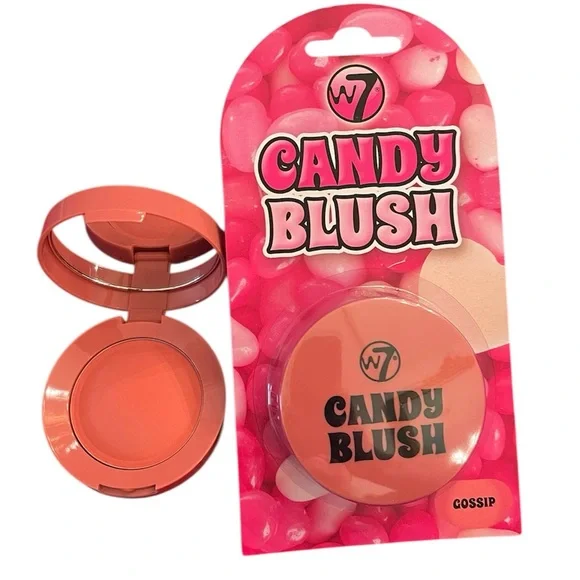 New W7 Candy Blush in Gossip - Tawny Pink, .21oz - Picture 2 of 6